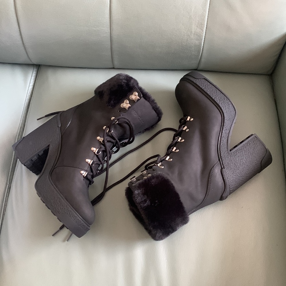 Moncler NWT Authentic Platform Bootie